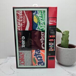 Coca-Cola | pop-art colorful maximalist print preppy tube socks | NWT